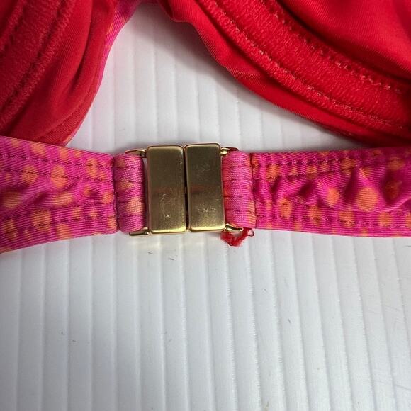 Vix Paula Hermanny PIPER BLOCK CORSAGE TOP Bikini Top Polka Dot Size Large - Picture 5 of 11